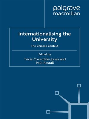cover image of Internationalising the University